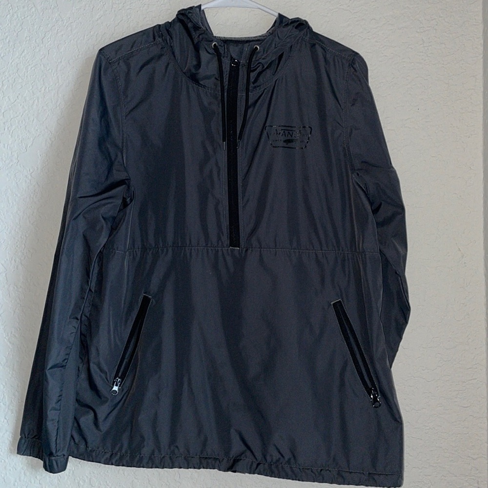 VANS WATERPROOF GREY JACKET WITH HOOD